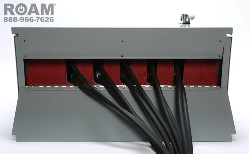 Cam-Lock Panel Safety Access Restriction Feature - Multiple Connector Rows (With Safety Fingers)